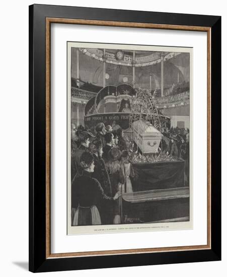 The Late Mr C H Spurgeon, Viewing the Coffin in the Metropolitan Tabernacle, 9 February 1892-Amedee Forestier-Framed Giclee Print