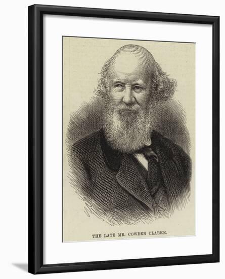 The Late Mr Cowden Clarke-null-Framed Giclee Print