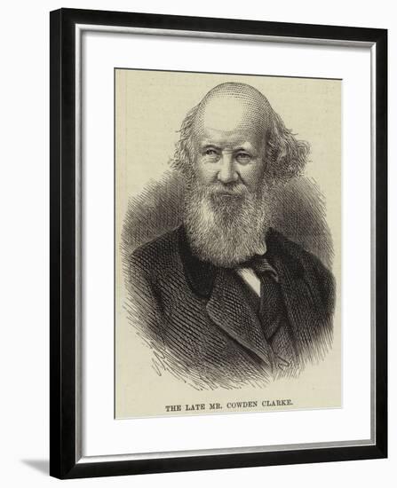 The Late Mr Cowden Clarke-null-Framed Giclee Print