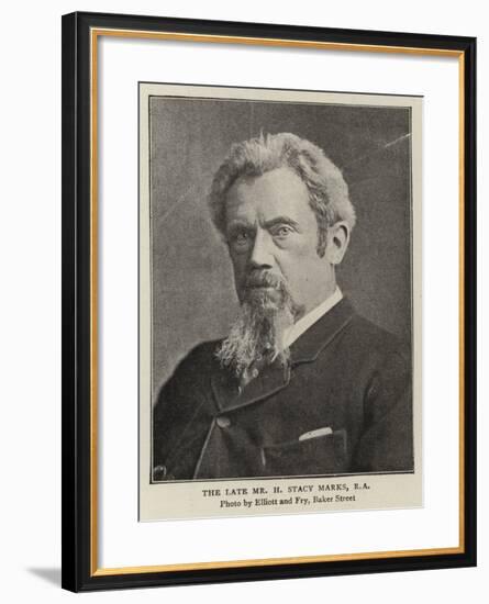 The Late Mr H Stacy Marks-null-Framed Giclee Print