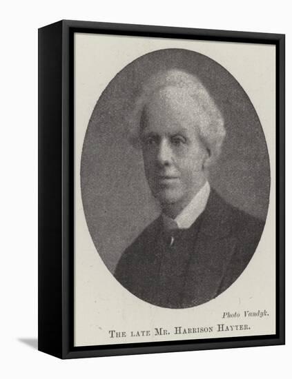 The Late Mr Harrison Hayter-null-Framed Premier Image Canvas