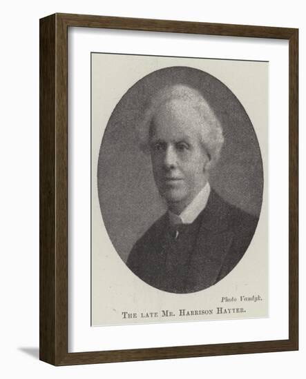 The Late Mr Harrison Hayter-null-Framed Giclee Print
