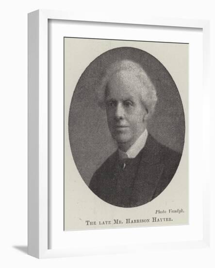 The Late Mr Harrison Hayter-null-Framed Giclee Print