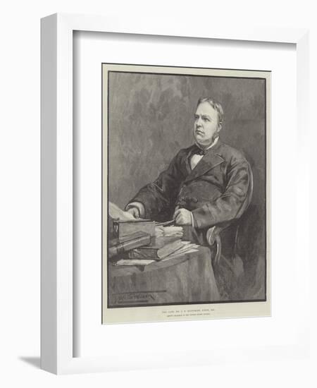 The Late Mr J F Bottomley Firth, Mp, Deputy Chairman of the London County Council-Thomas Walter Wilson-Framed Giclee Print