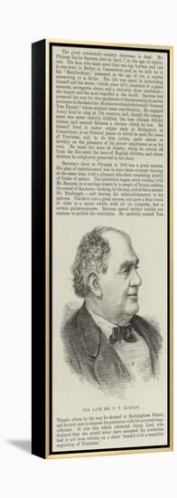 The Late Mr P T Barnum-null-Framed Premier Image Canvas