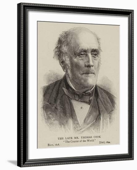 The Late Mr Thomas Cook-null-Framed Giclee Print