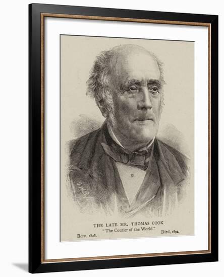 The Late Mr Thomas Cook-null-Framed Giclee Print