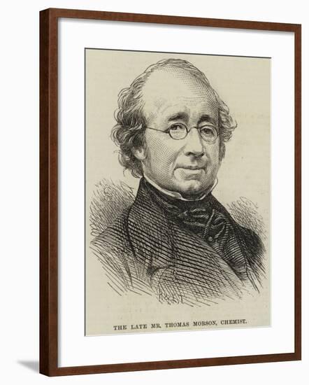 The Late Mr Thomas Morson, Chemist-null-Framed Giclee Print