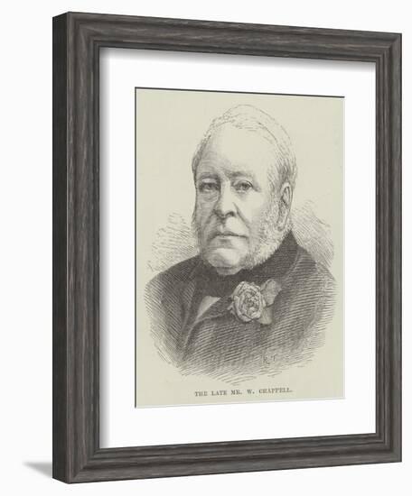 The Late Mr W Chappell-null-Framed Giclee Print