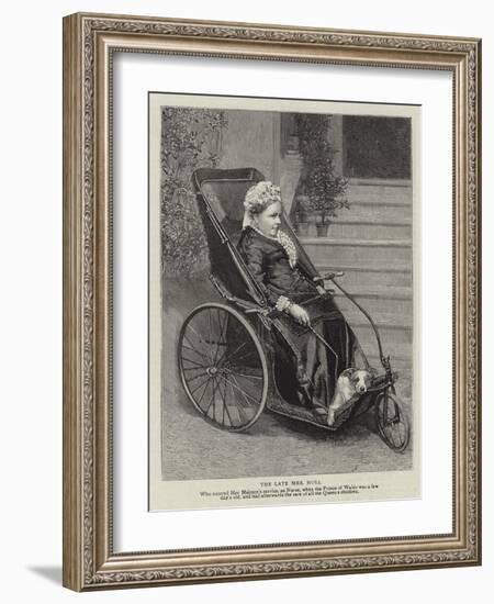 The Late Mrs Hull-null-Framed Giclee Print