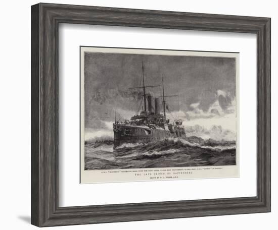 The Late Prince of Battenberg-William Lionel Wyllie-Framed Giclee Print