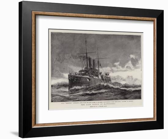 The Late Prince of Battenberg-William Lionel Wyllie-Framed Giclee Print