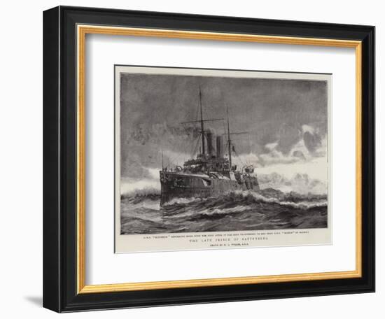 The Late Prince of Battenberg-William Lionel Wyllie-Framed Giclee Print