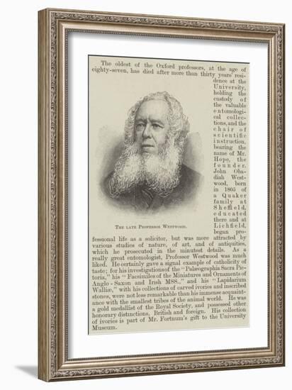 The Late Professor Westwood-null-Framed Giclee Print