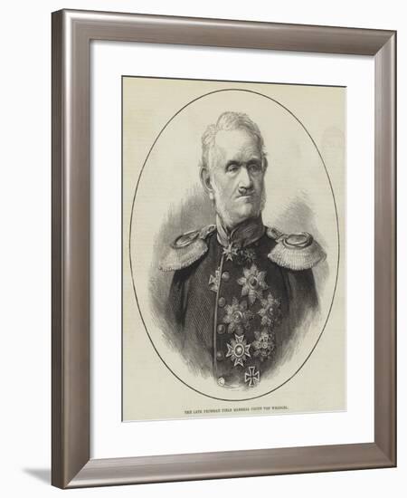 The Late Prussian Field Marshal Count Von Wrangel-null-Framed Giclee Print