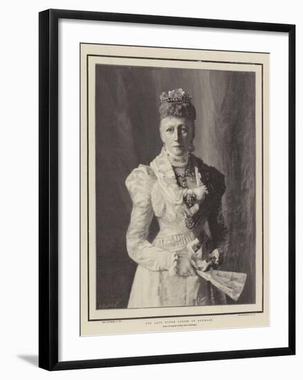 The Late Queen Louise of Denmark-null-Framed Giclee Print