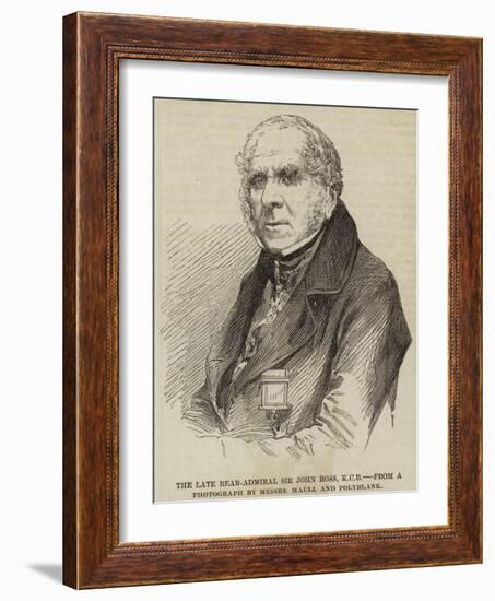 The Late Rear-Admiral Sir John Ross-null-Framed Giclee Print