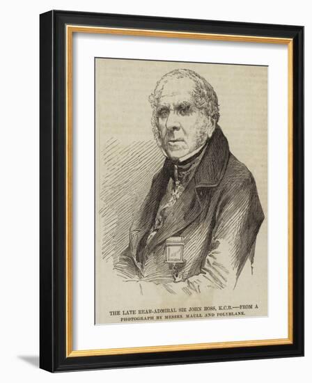 The Late Rear-Admiral Sir John Ross-null-Framed Giclee Print