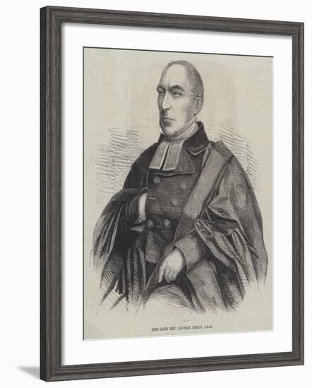 The Late Reverend George Croly-null-Framed Giclee Print