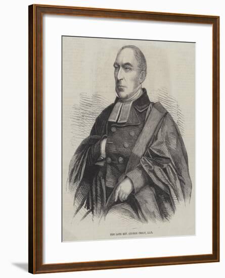 The Late Reverend George Croly-null-Framed Giclee Print