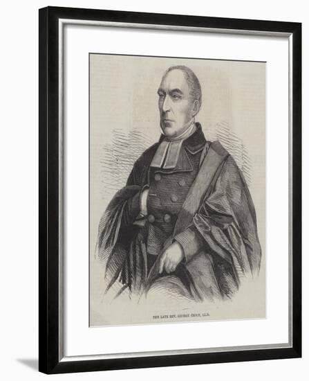 The Late Reverend George Croly-null-Framed Giclee Print