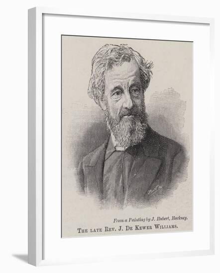 The Late Reverend J De Kewer Williams-null-Framed Giclee Print