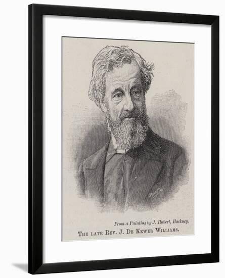 The Late Reverend J De Kewer Williams-null-Framed Giclee Print