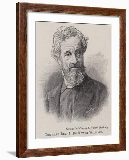 The Late Reverend J De Kewer Williams-null-Framed Giclee Print