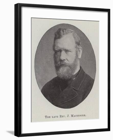 The Late Reverend J Mackenzie-null-Framed Giclee Print