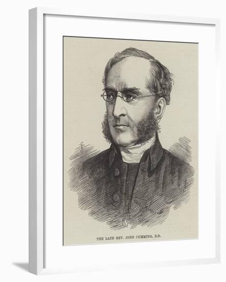 The Late Reverend John Cumming-null-Framed Giclee Print