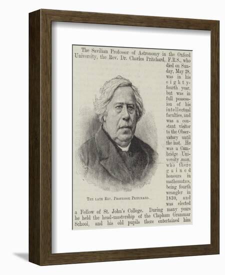 The Late Reverend Professor Pritchard-null-Framed Giclee Print