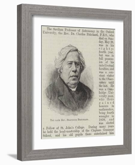 The Late Reverend Professor Pritchard-null-Framed Giclee Print