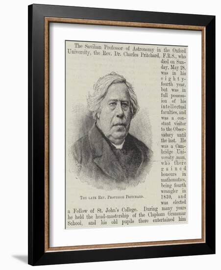 The Late Reverend Professor Pritchard-null-Framed Giclee Print