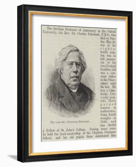 The Late Reverend Professor Pritchard-null-Framed Giclee Print