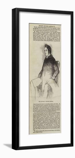 The Late Reverend Richard Barham-null-Framed Giclee Print
