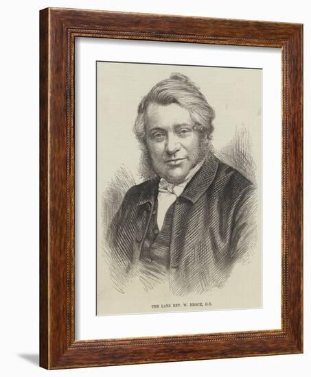 The Late Reverend W Brock-null-Framed Giclee Print
