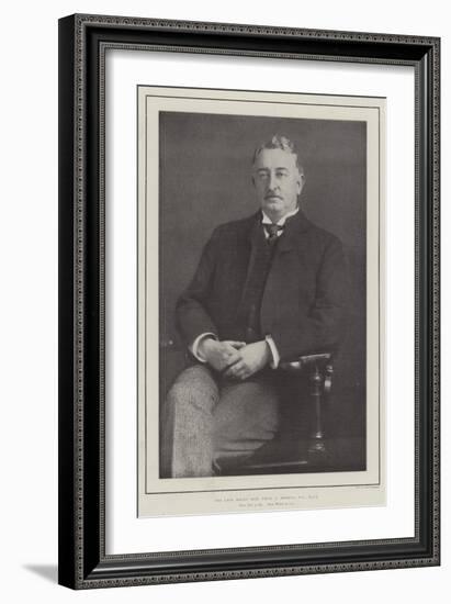 The Late Right Honourable Cecil J Rhodes-null-Framed Giclee Print