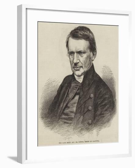 The Late Right Reverend Dr Cotton, Bishop of Calcutta-null-Framed Giclee Print