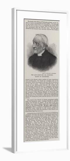 The Late Right Reverend Dr Durnford, Bishop of Chichester-null-Framed Giclee Print