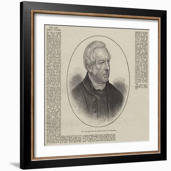 The Late Right Reverend Dr Sumner, Bishop of Winchester-null-Framed Giclee Print