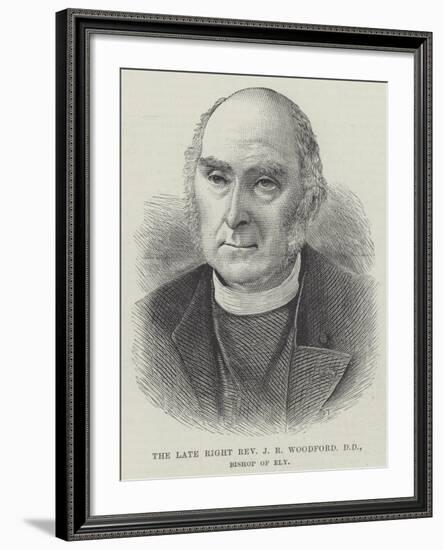 The Late Right Reverend J R Woodford, Dd, Bishop of Ely-null-Framed Giclee Print