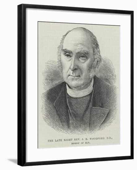 The Late Right Reverend J R Woodford, Dd, Bishop of Ely-null-Framed Giclee Print