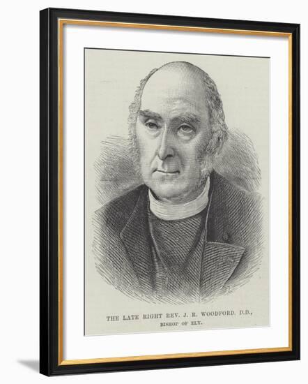 The Late Right Reverend J R Woodford, Dd, Bishop of Ely-null-Framed Giclee Print