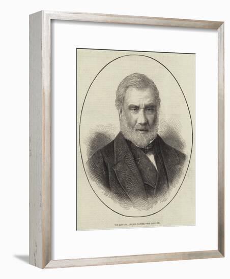 The Late Sir Antonio Panizzi-null-Framed Giclee Print