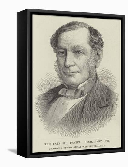 The Late Sir Daniel Googh, Baronet, Ce, Chairman of the Great Western Railway-null-Framed Premier Image Canvas