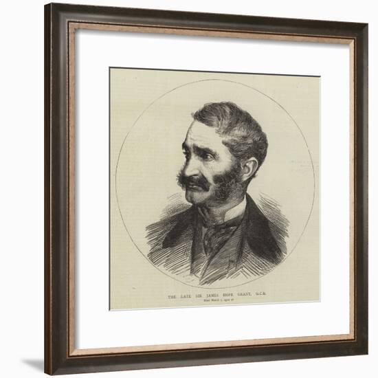 The Late Sir James Hope Grant-null-Framed Giclee Print