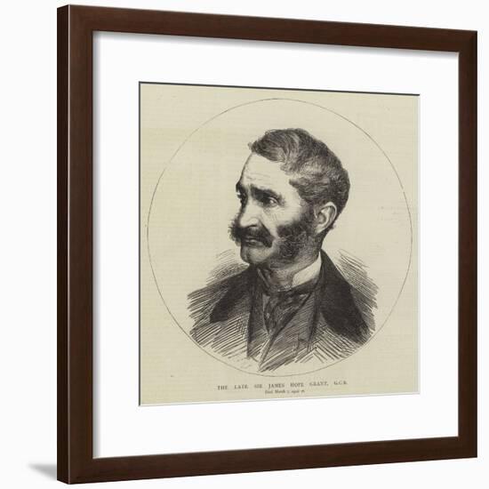 The Late Sir James Hope Grant-null-Framed Giclee Print
