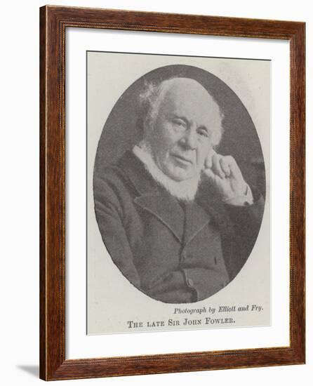 The Late Sir John Fowler-null-Framed Giclee Print