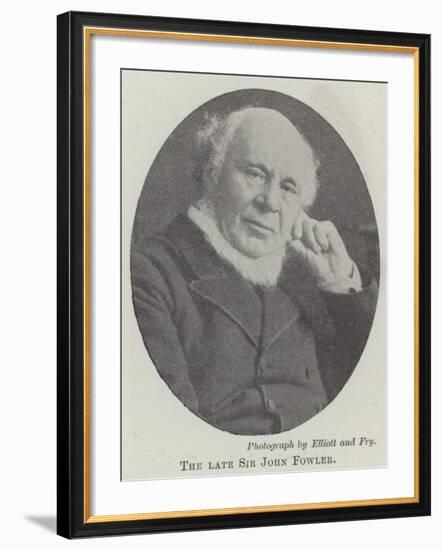 The Late Sir John Fowler-null-Framed Giclee Print