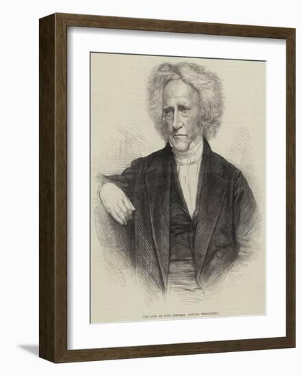 The Late Sir John Herschel, Natural Philosopher-null-Framed Giclee Print